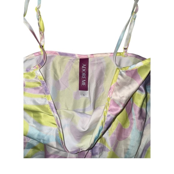 Adore Me lounging‎ Romper multicolored Pastels size Small - Picture 5 of 7